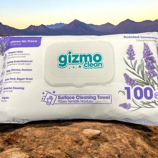 Gizmo Clean Virsmas tīrīšanas salvetes ar lavandu